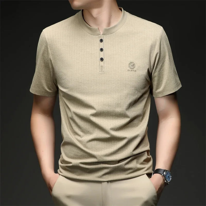 Men's Henley T Shirt