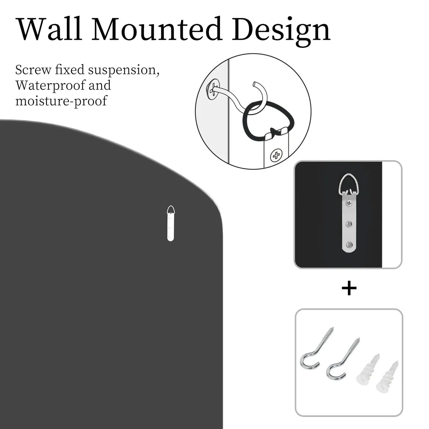 Large Arched Wall Mirror