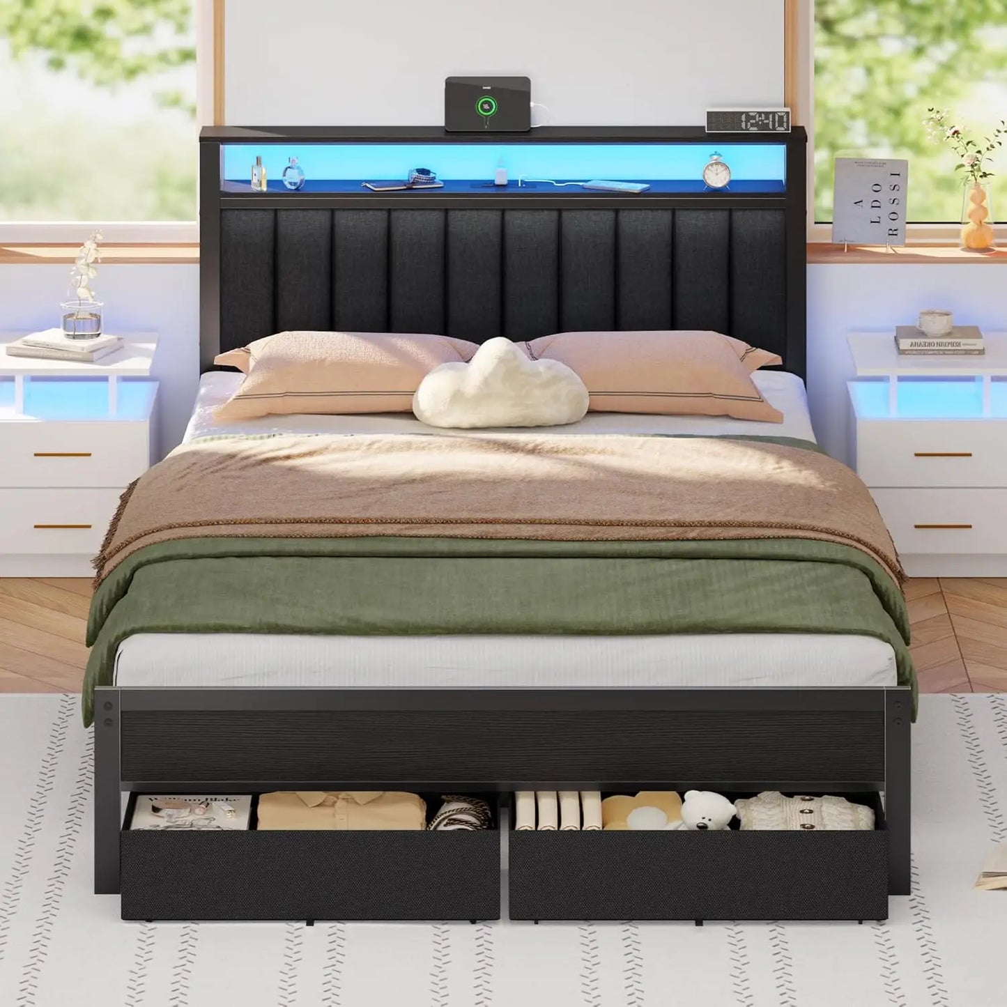 Customized Metal Platform Bed