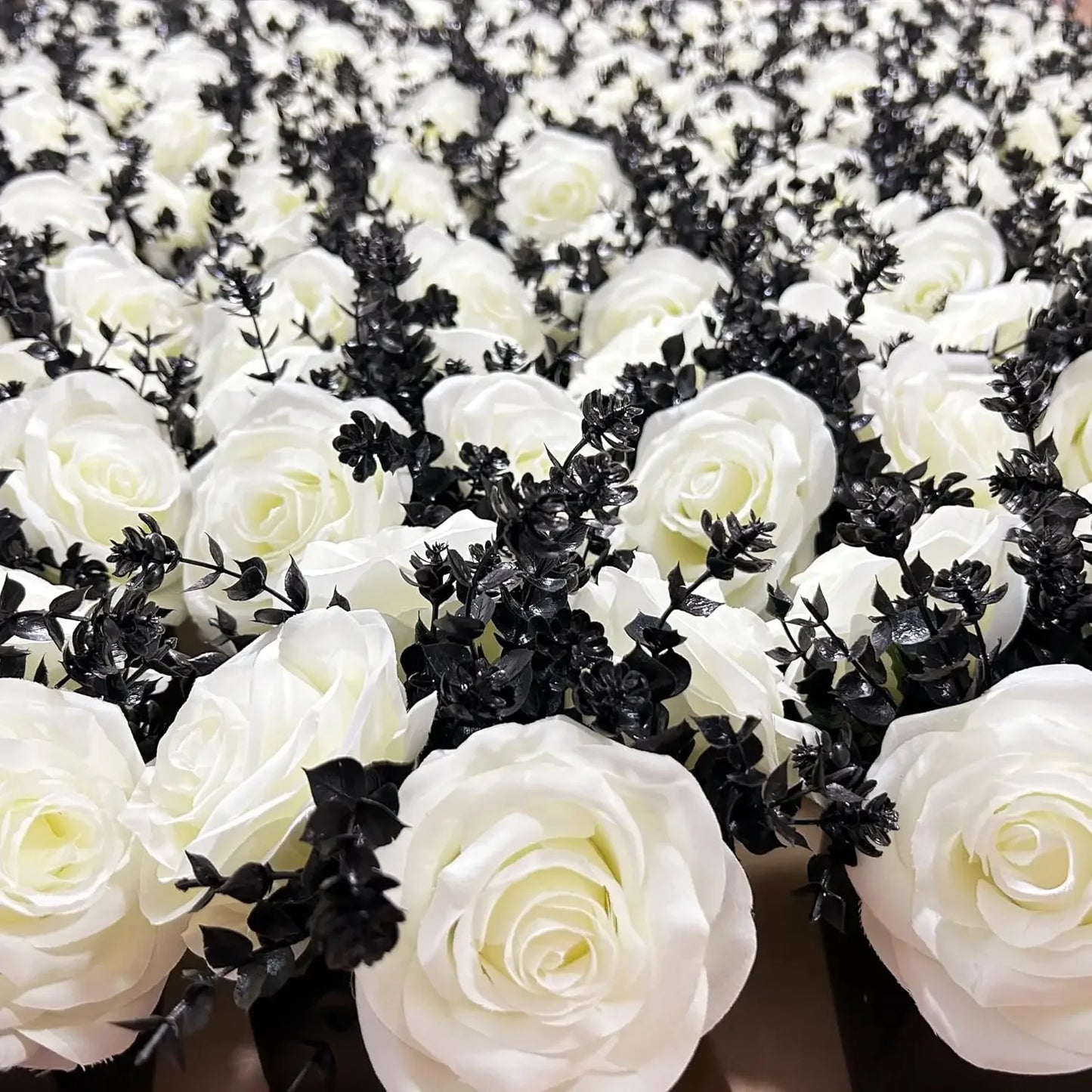 Artificial Flowers in small Ceramic Vase