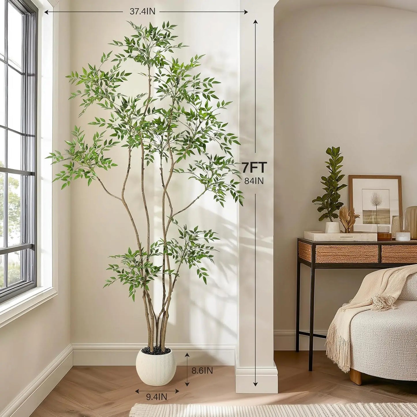 Artificial Faux Tree in Pot