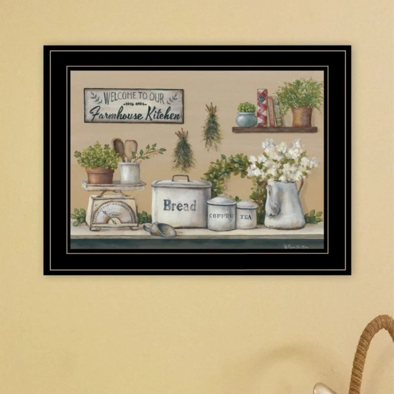 Garden Farmhouse Kitchen Painting
