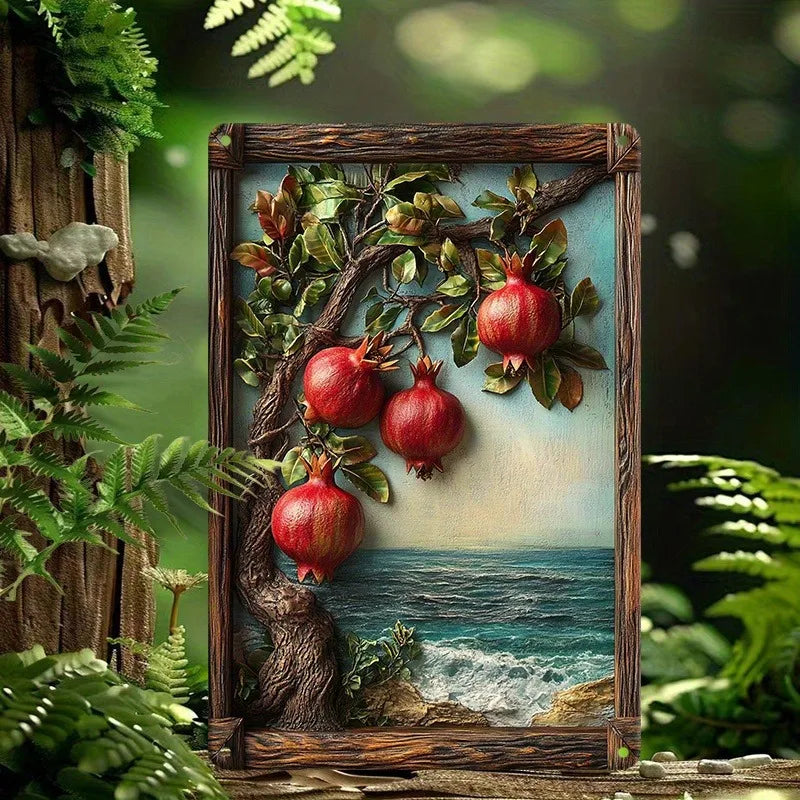Pomegranate Tree Wall Art