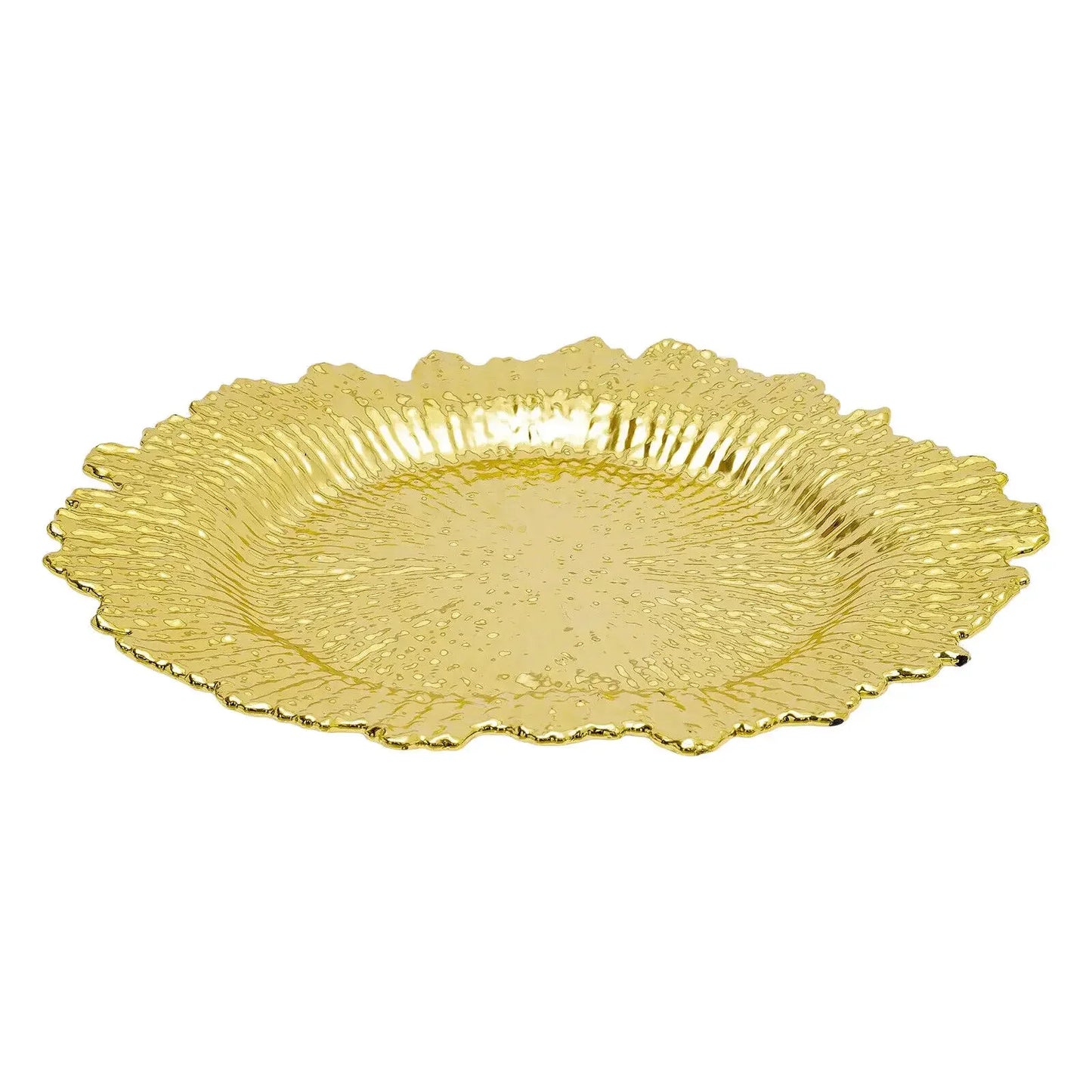 24Pcs Gold Chargers Plate