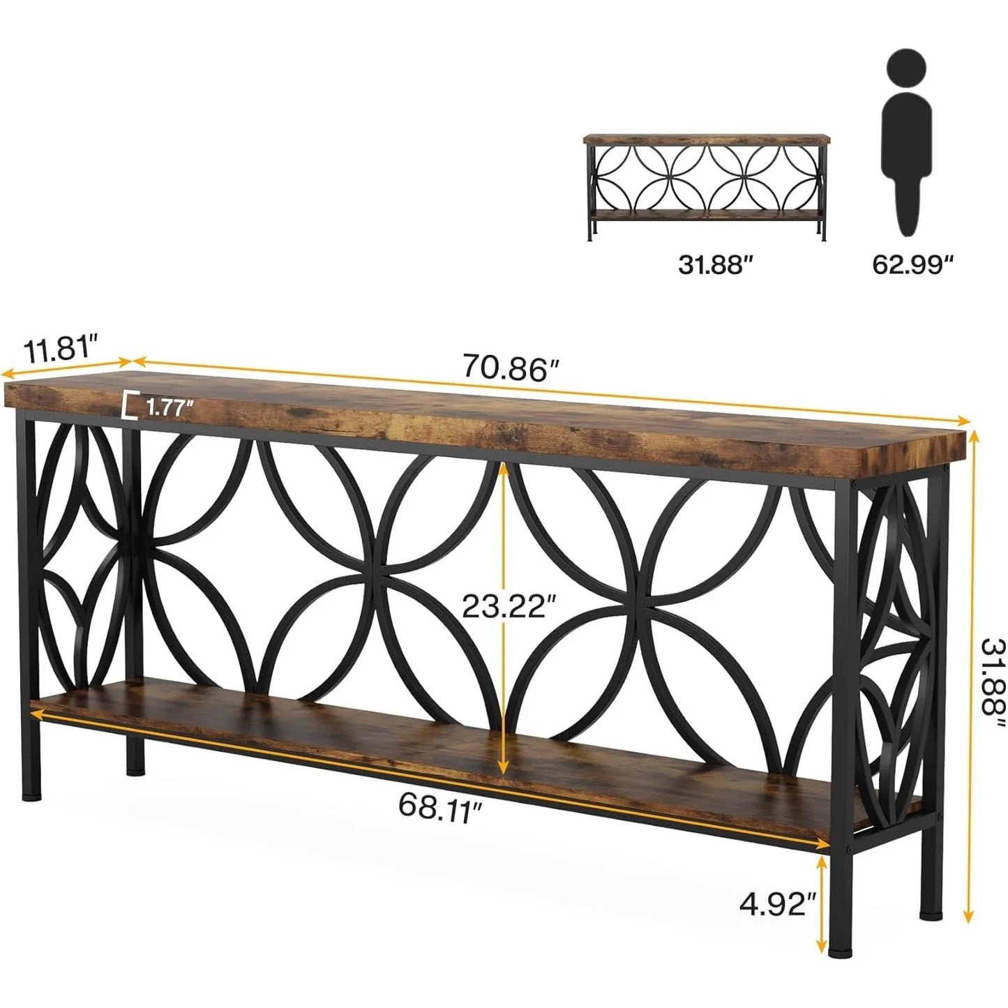 Narrow Sofa Table