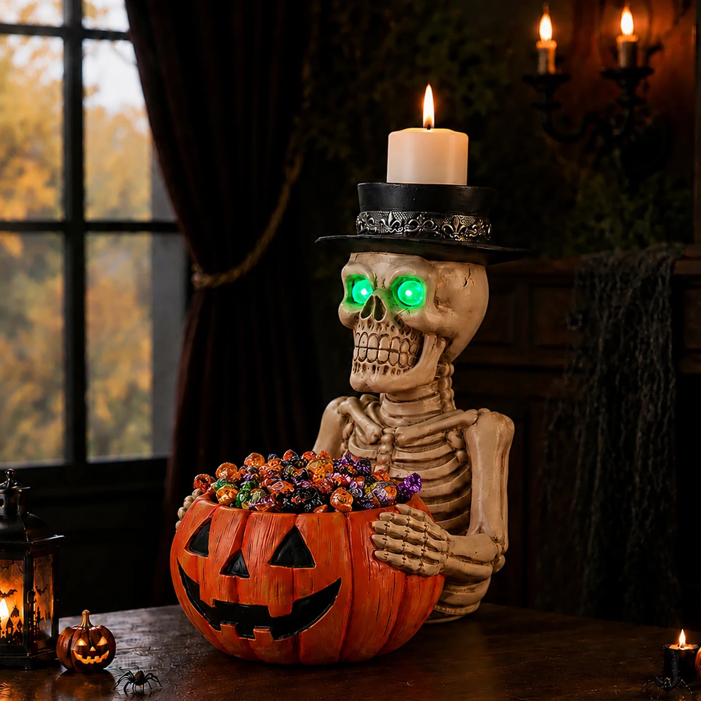 Halloween Skeleton Figurine