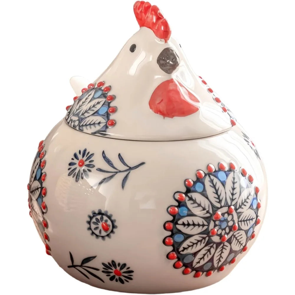 13oz Farmhouse Chicken Salt Jar