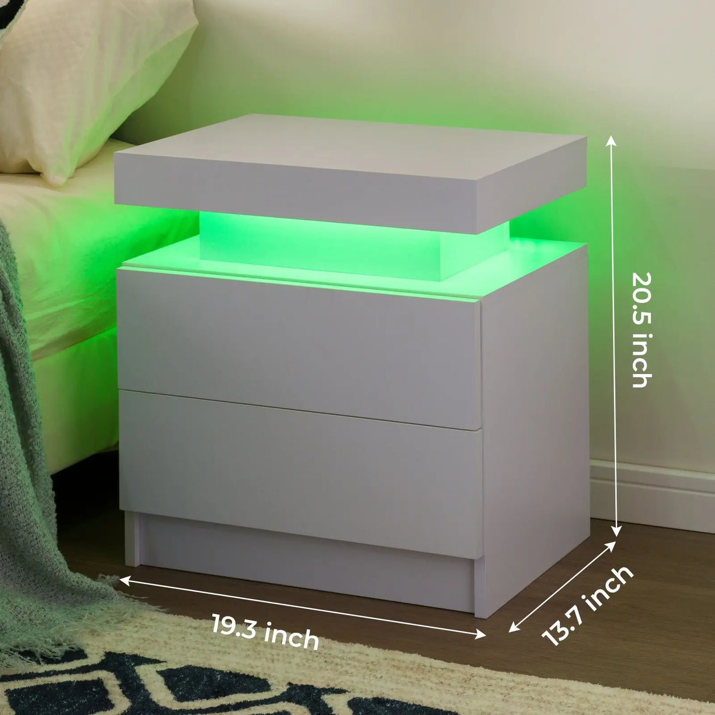 Cubehom Nightstand Set of 2