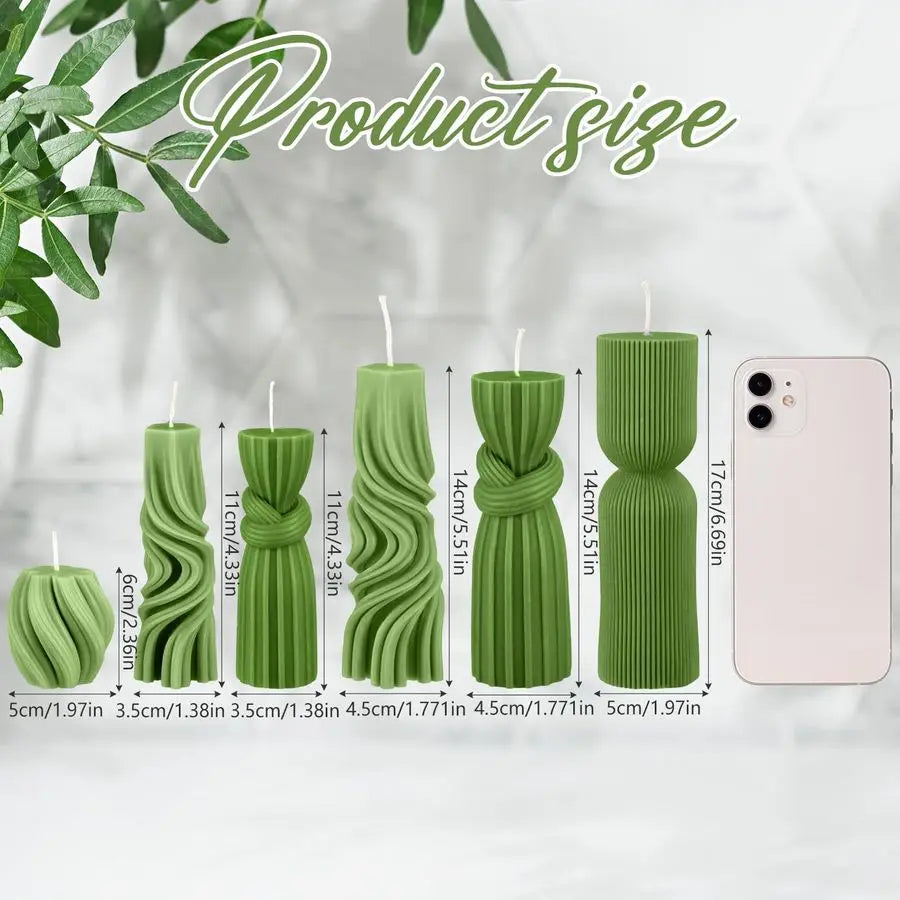 Pcs Pillar Candles