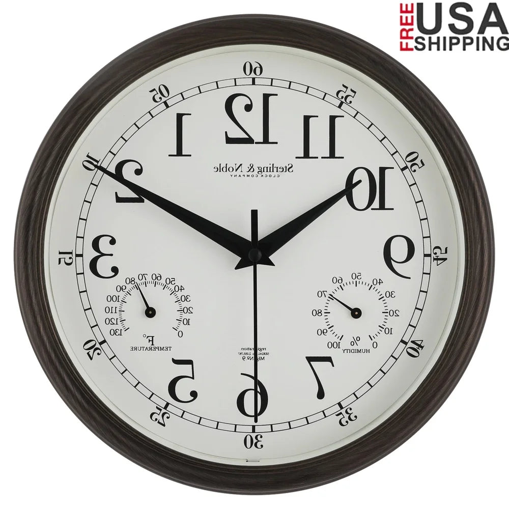 Indoor Outdoor Wall Clock