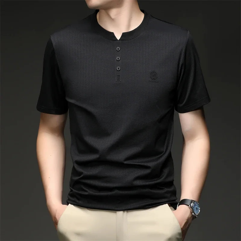 Men's Henley T Shirt