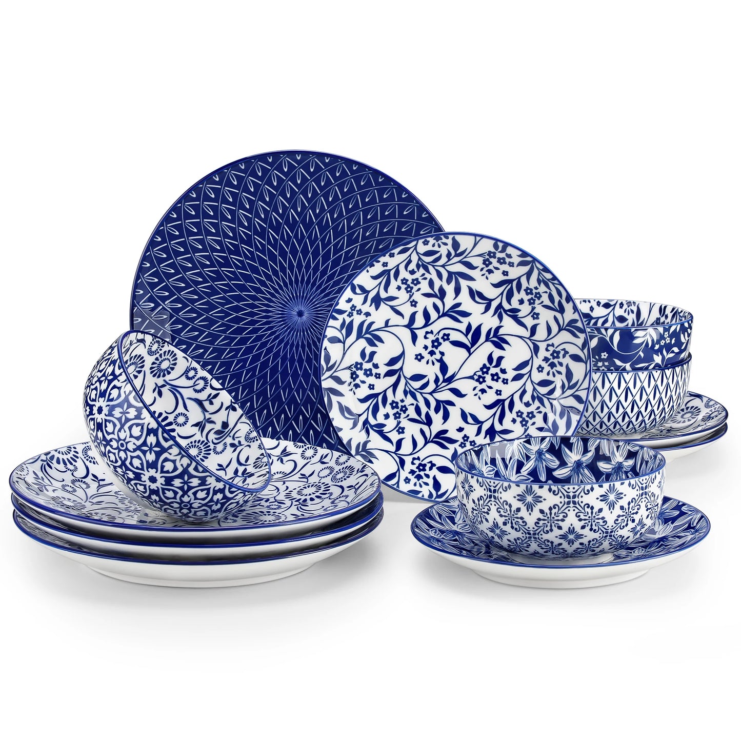 Vancasso Blue and White Tableware Set