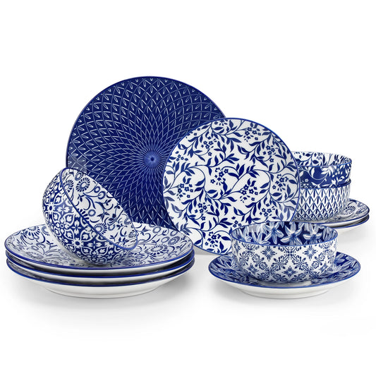 Vancasso Blue and White Tableware Set