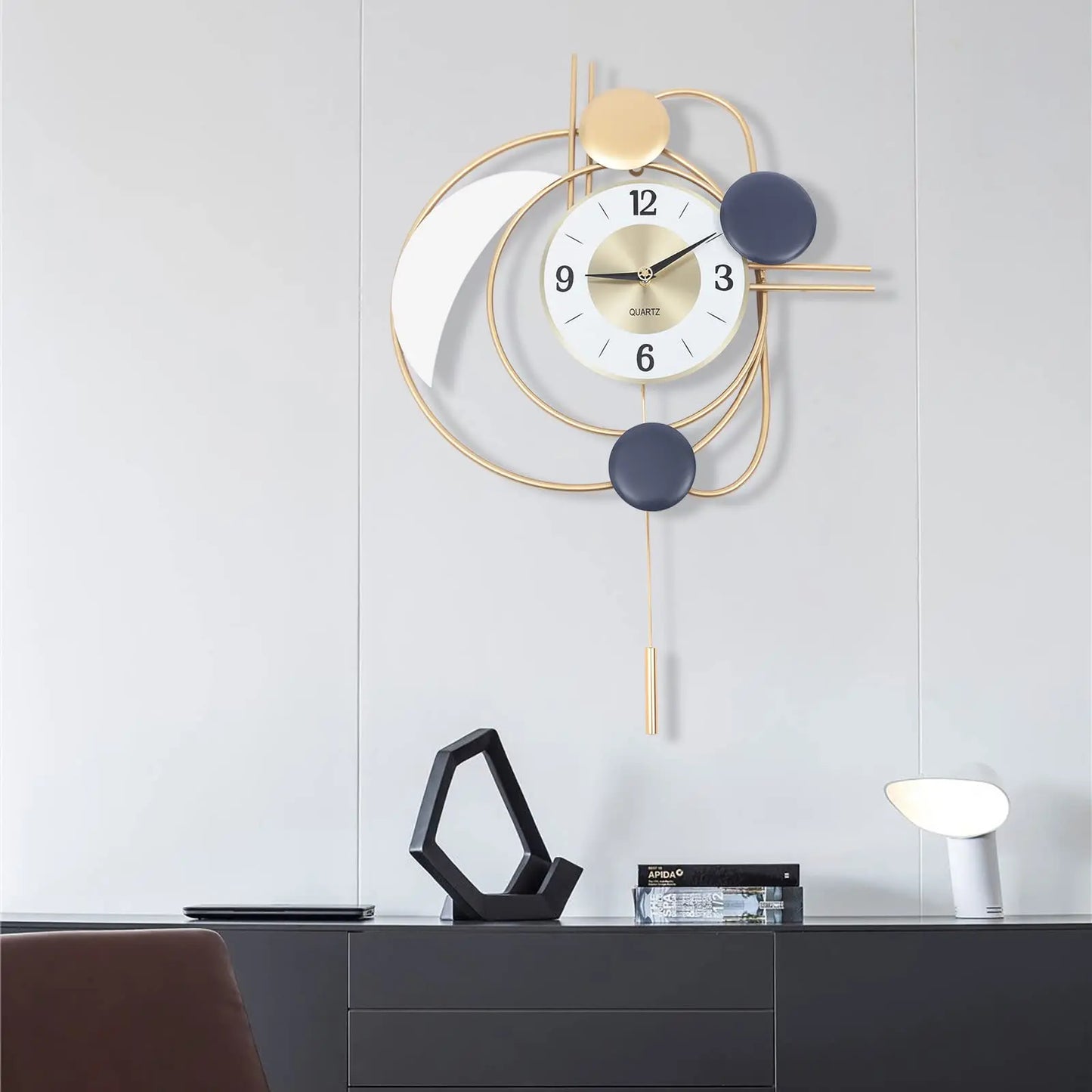 Large Metal  Wall Clock