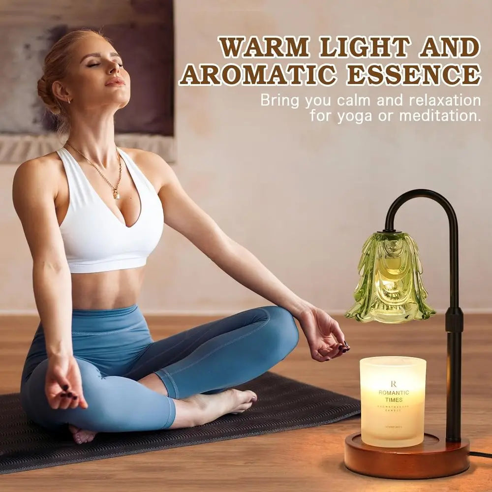Green Candle Warmer Lamp