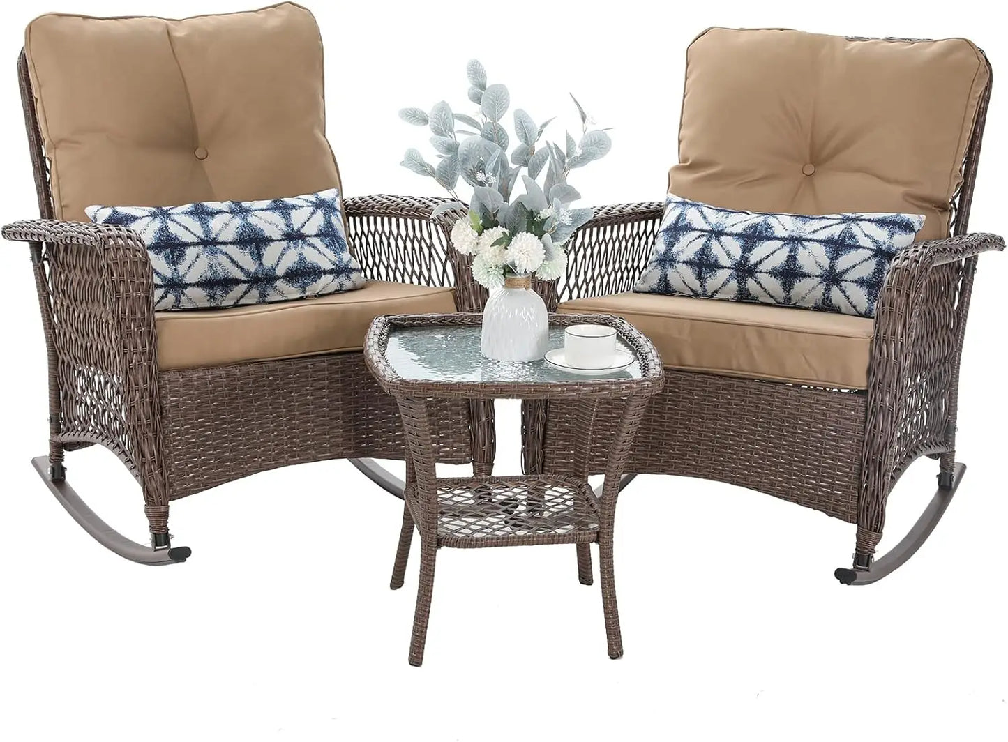 Patio Furniture Set 3 Pieces