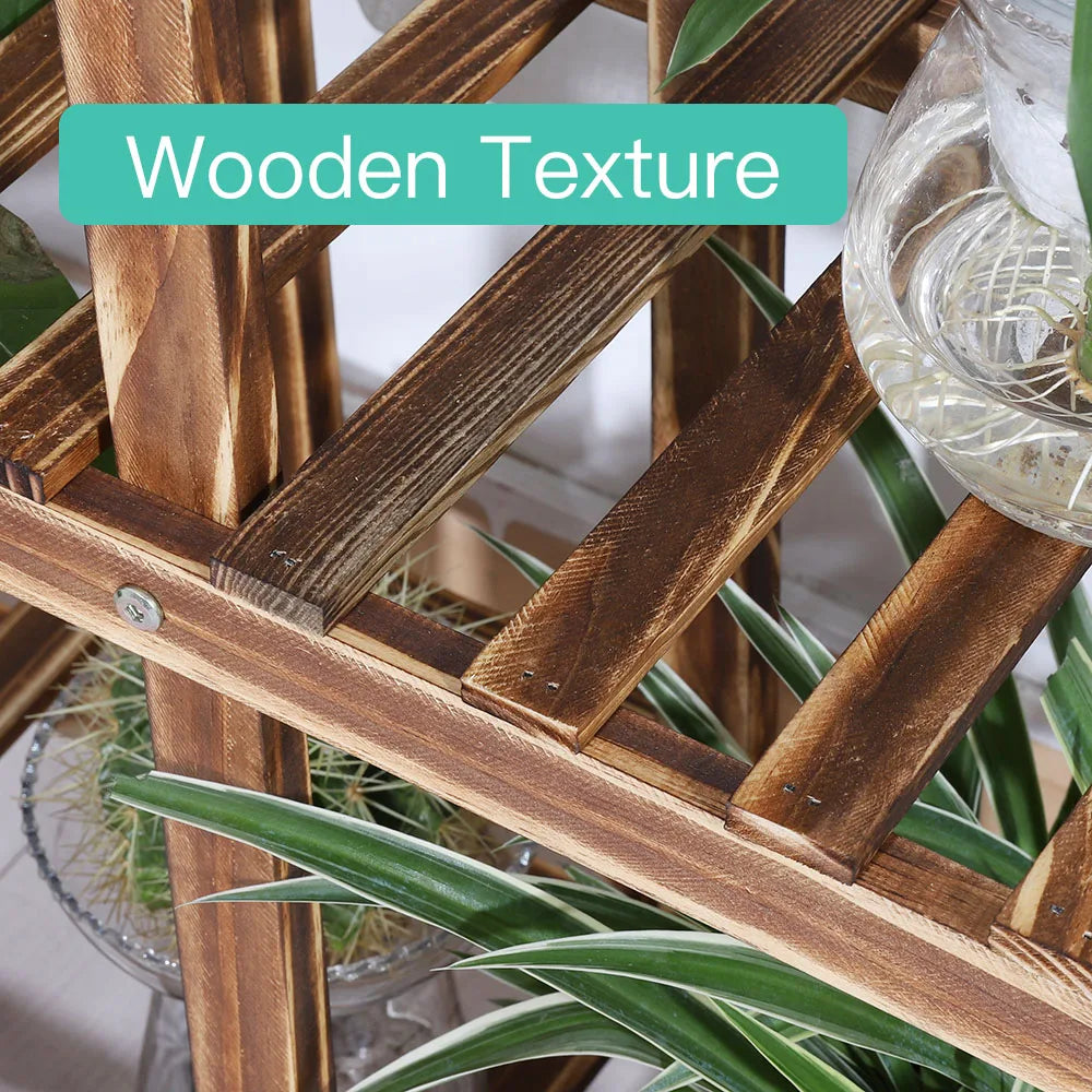 6 Tier Wood Plant Stand