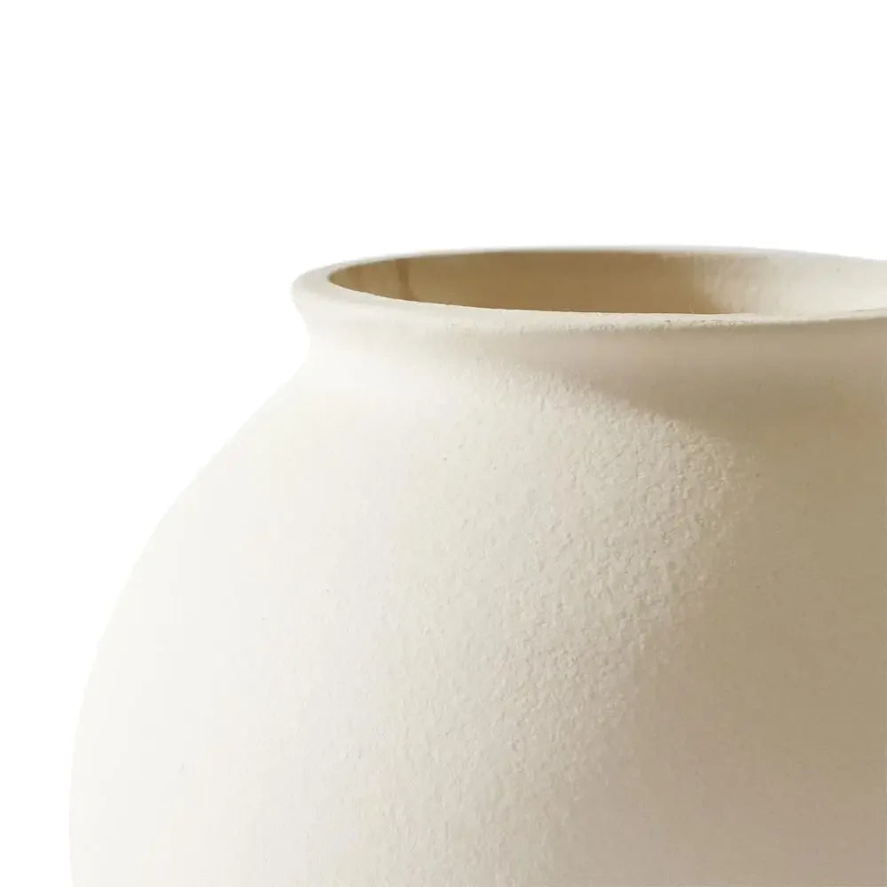 Matte Ceramic Round Vase