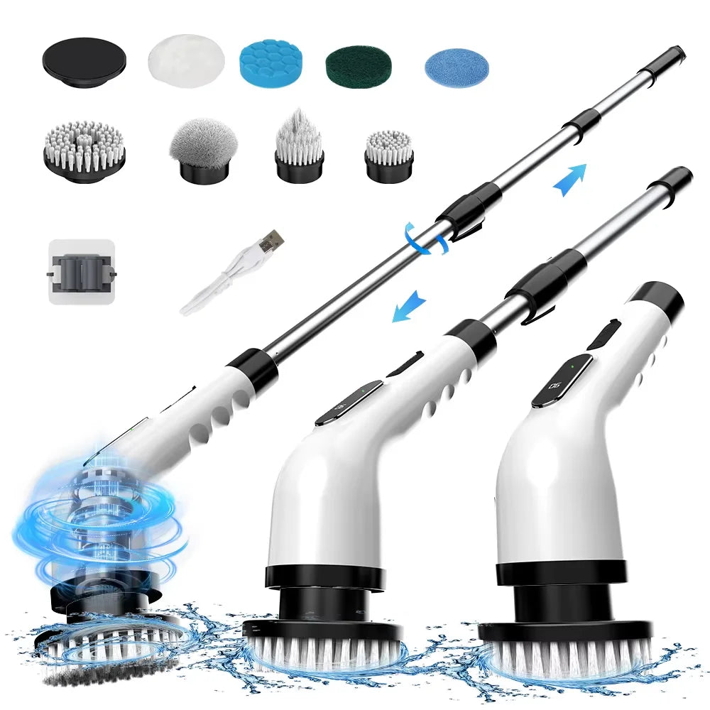 9-in-1 Cordless Cleaning Brush