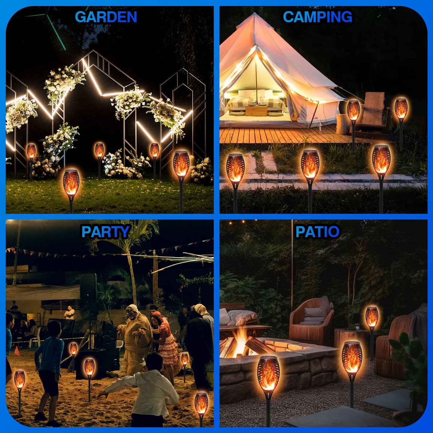 Solar Lights Outdoor LED
