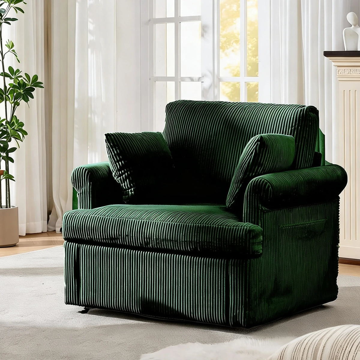 39 Inch Swivel Accent Chair