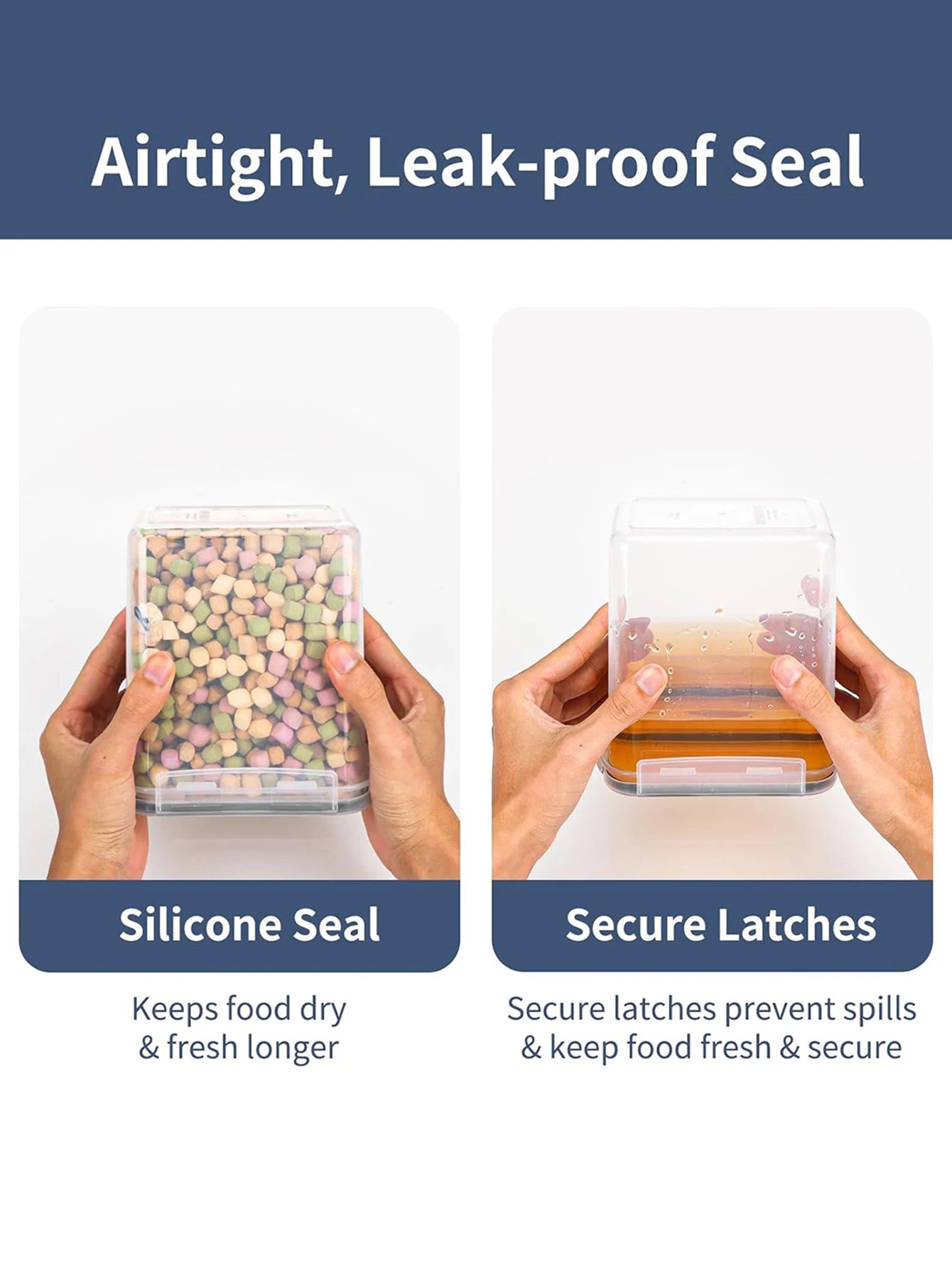 24pcs Large Food Storage Containers with Lids