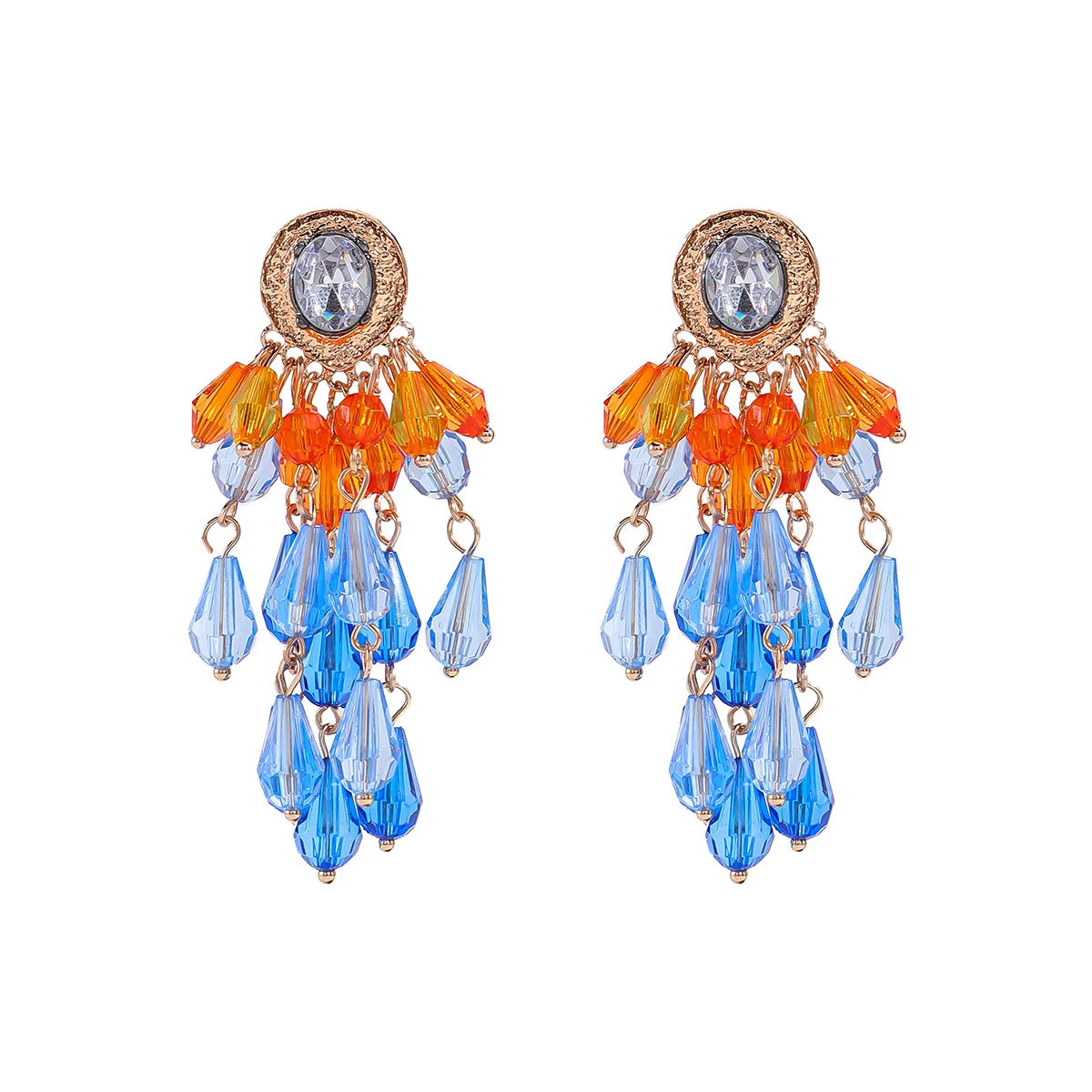 Bohemian Crystal Earrings Set