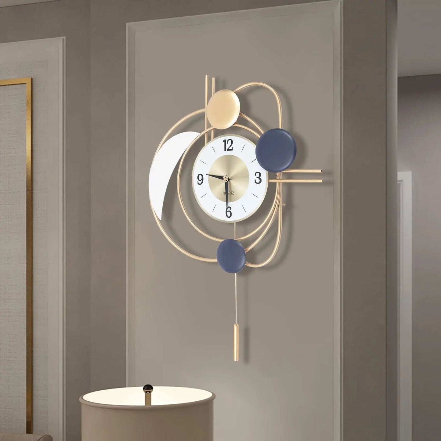 Large Metal  Wall Clock