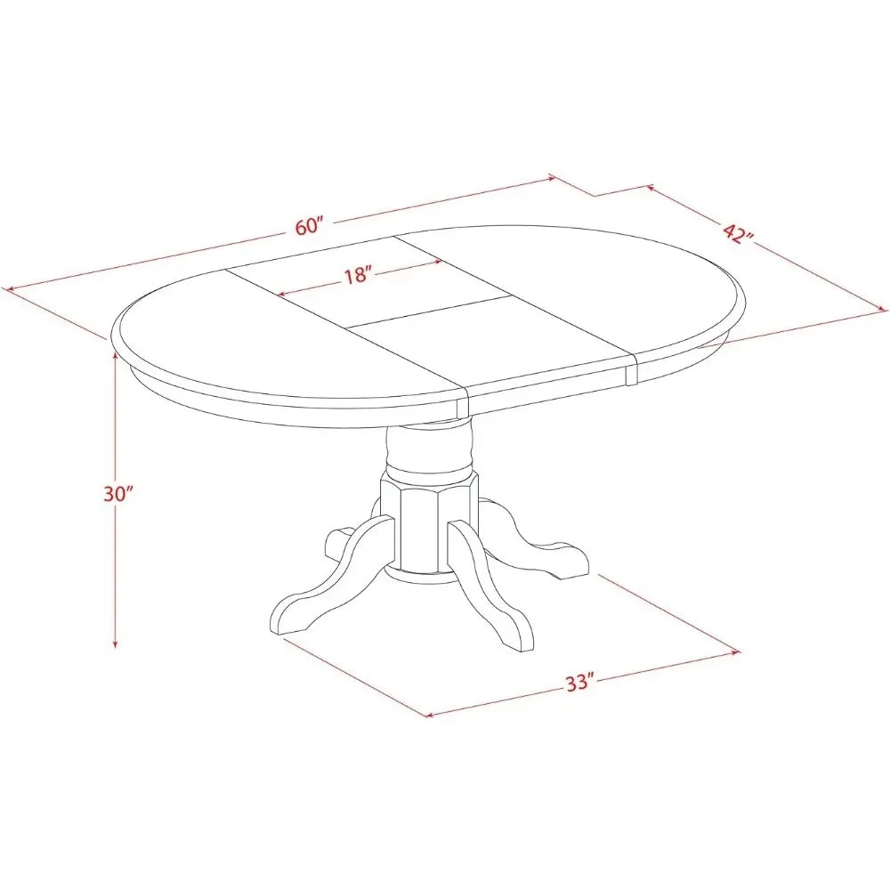 5-Pcs Dining Room Furniture Set