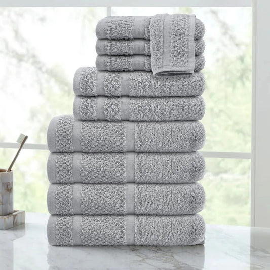 10 Piece Cotton Towel Set
