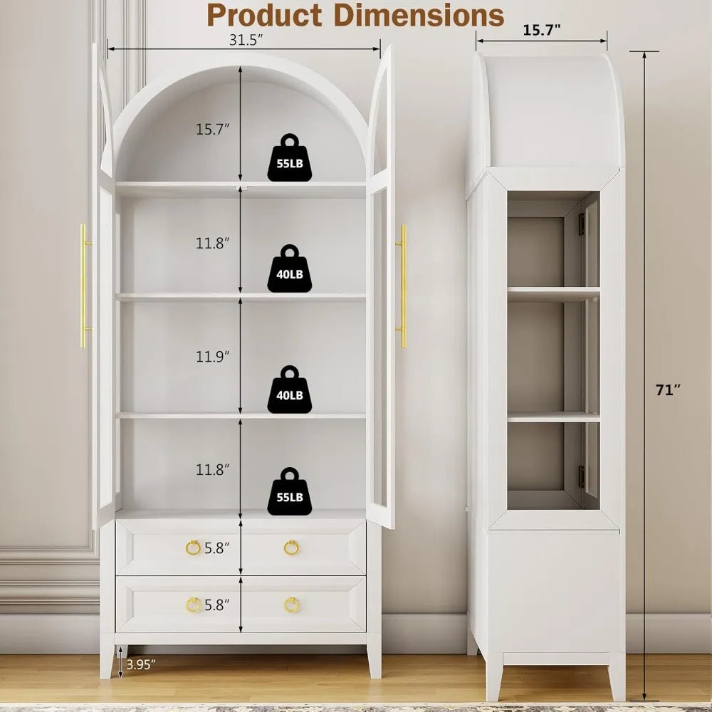 Arched Storage Cabinet