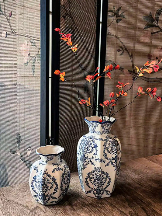 Blue & White Porcelain Vases
