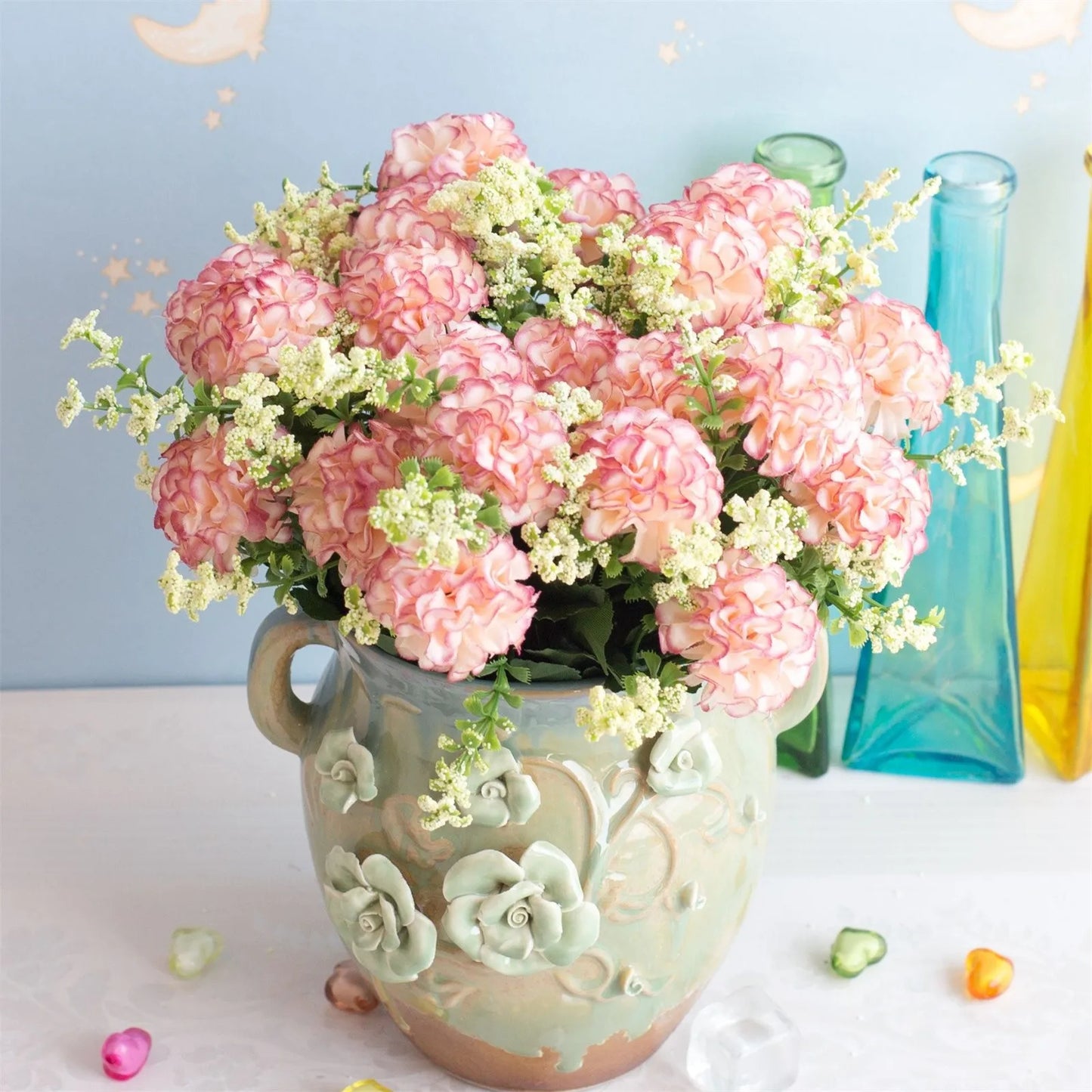 Realistic Artificial Hydrangea Bouquet