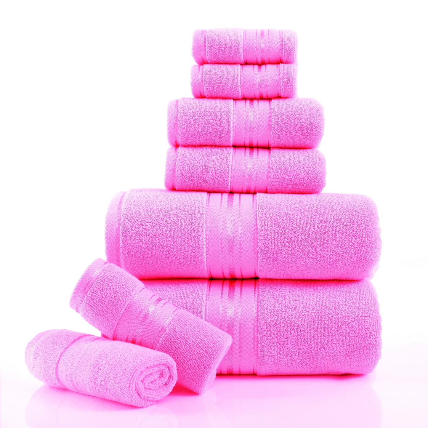 Set of 8 Bath Towels