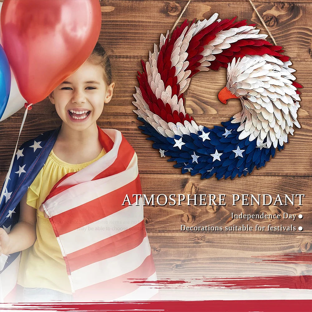 American Flag Eagle Wreath