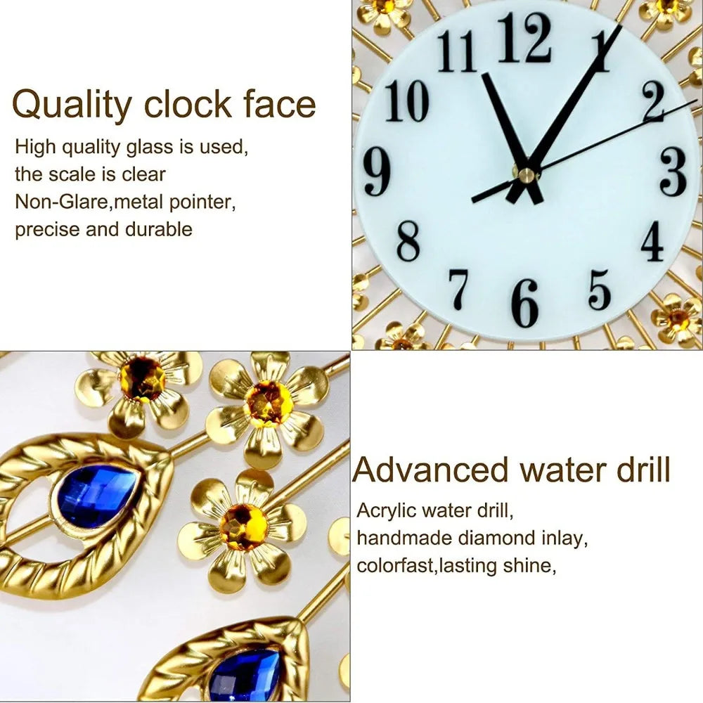 Wall Clocks Crystal Modern Design