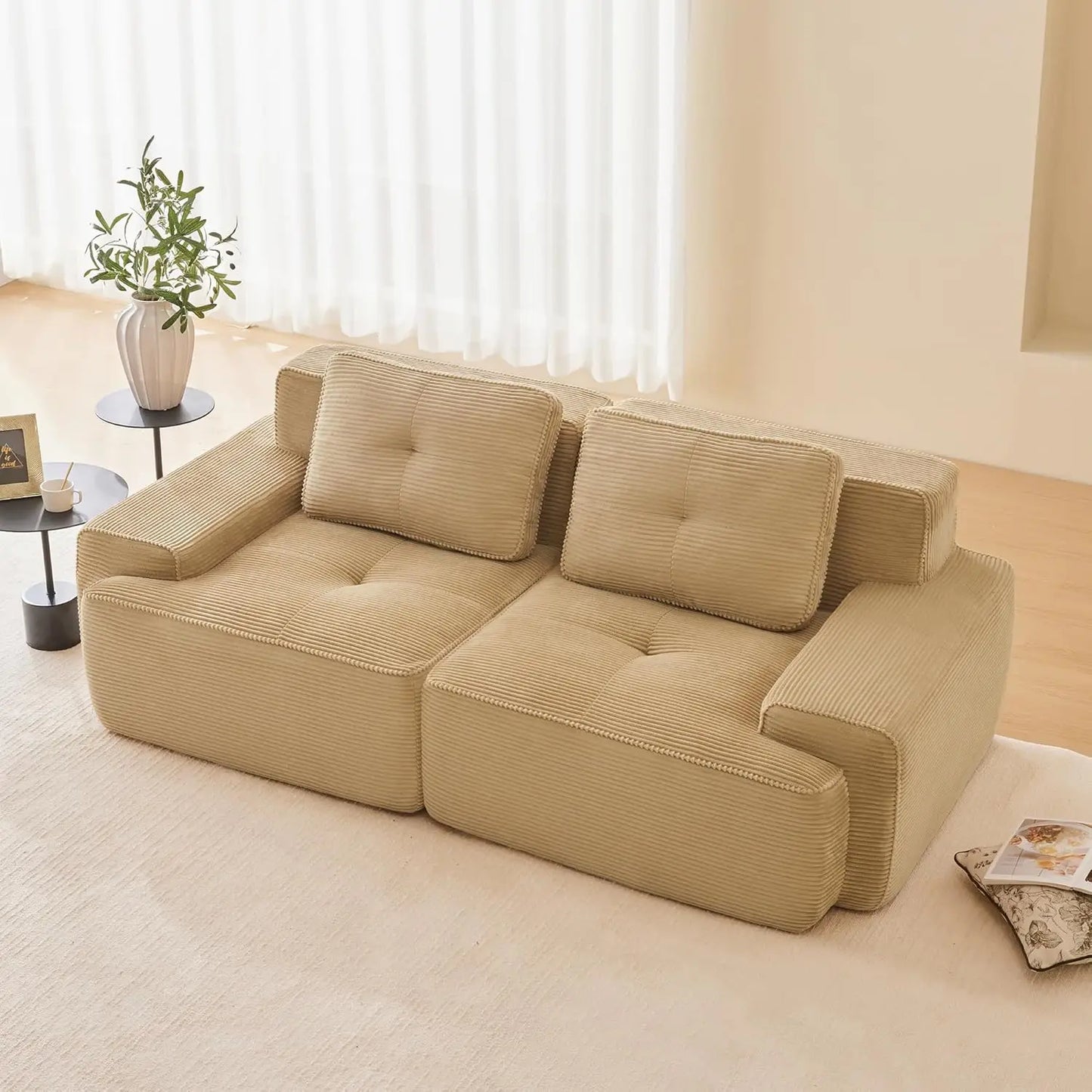 Boneless Couch with Pillow