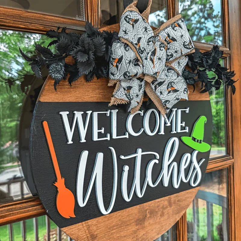 Welcome Witches Door Hanger