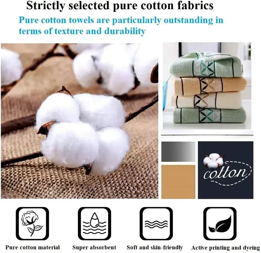 4 Packs Pure Cotton Hand Towel