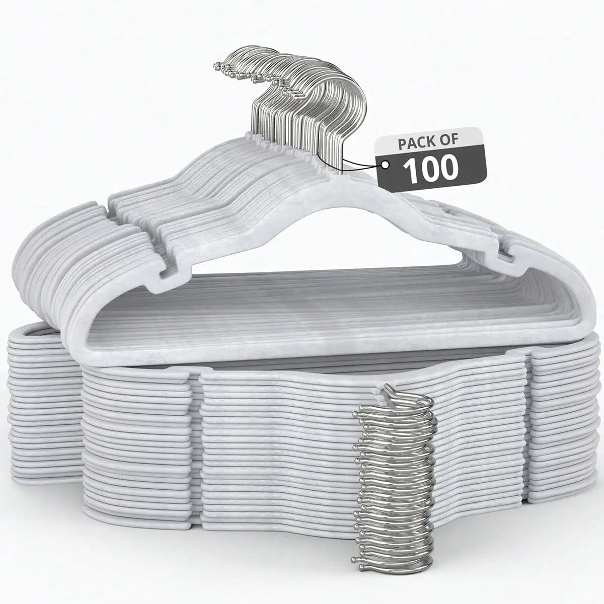 100 Pack Velvet Hanger