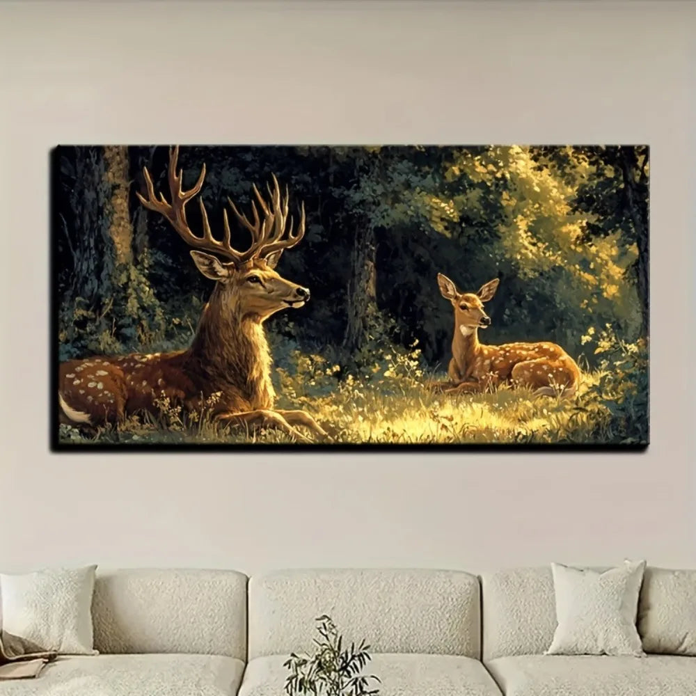 Charming Vintage Deer Wall Art