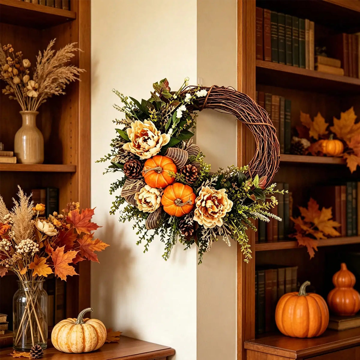 Fall Thanksgiving Wreaths Decor