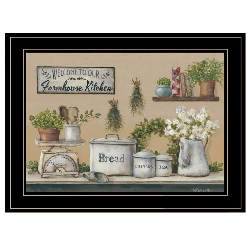 Garden Farmhouse Kitchen Painting