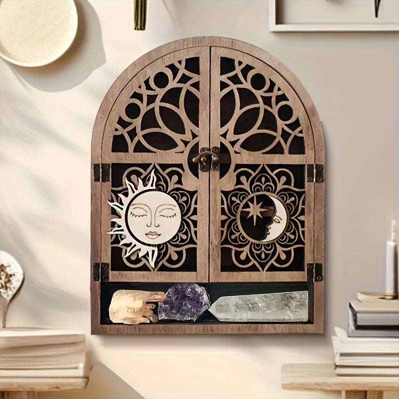 Vintage Wooden Floating Shelves