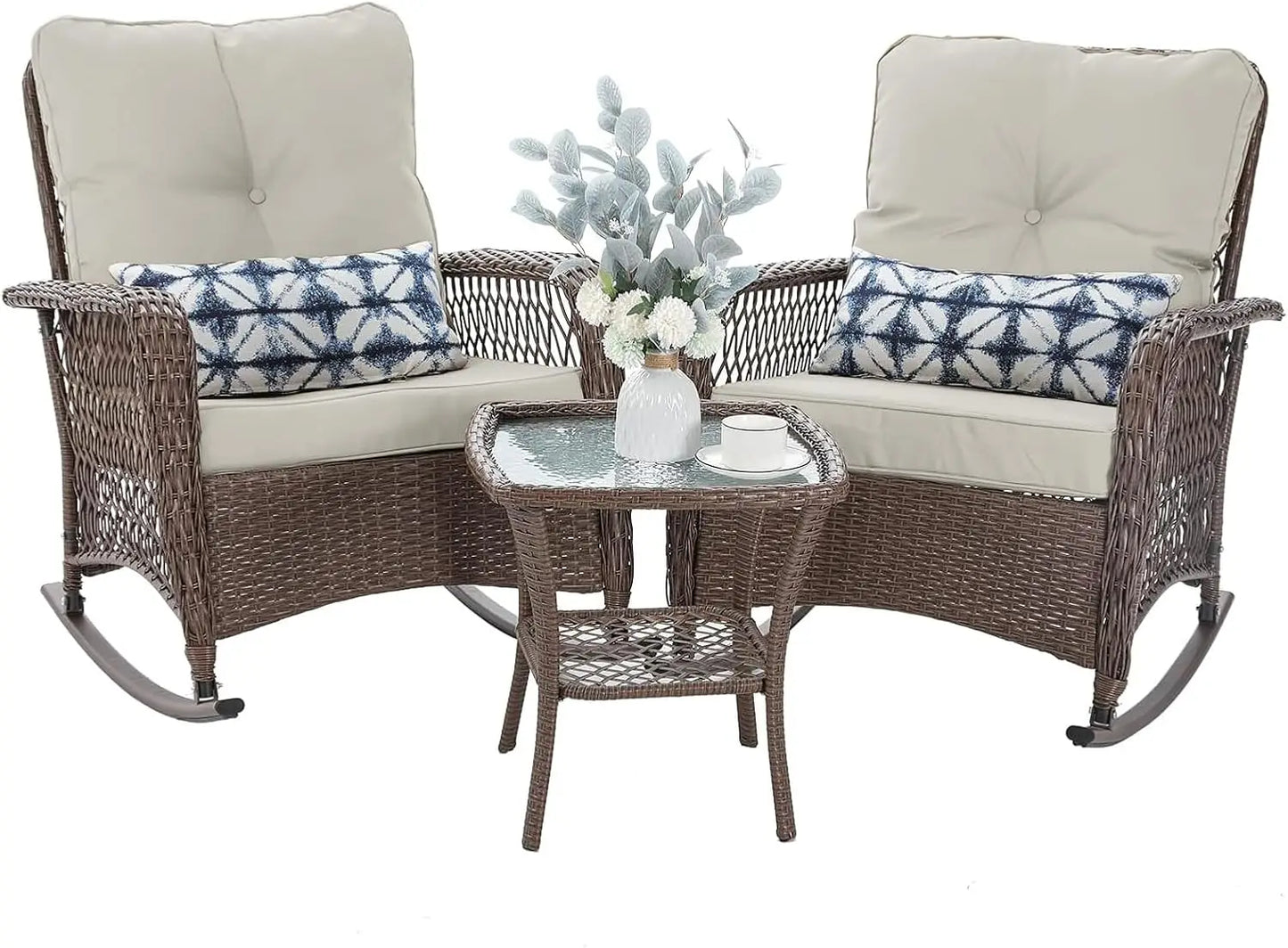 Patio Furniture Set 3 Pieces