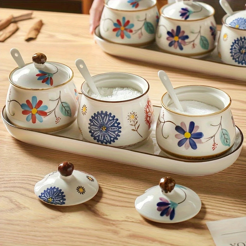Seasoning Containers with Trays
