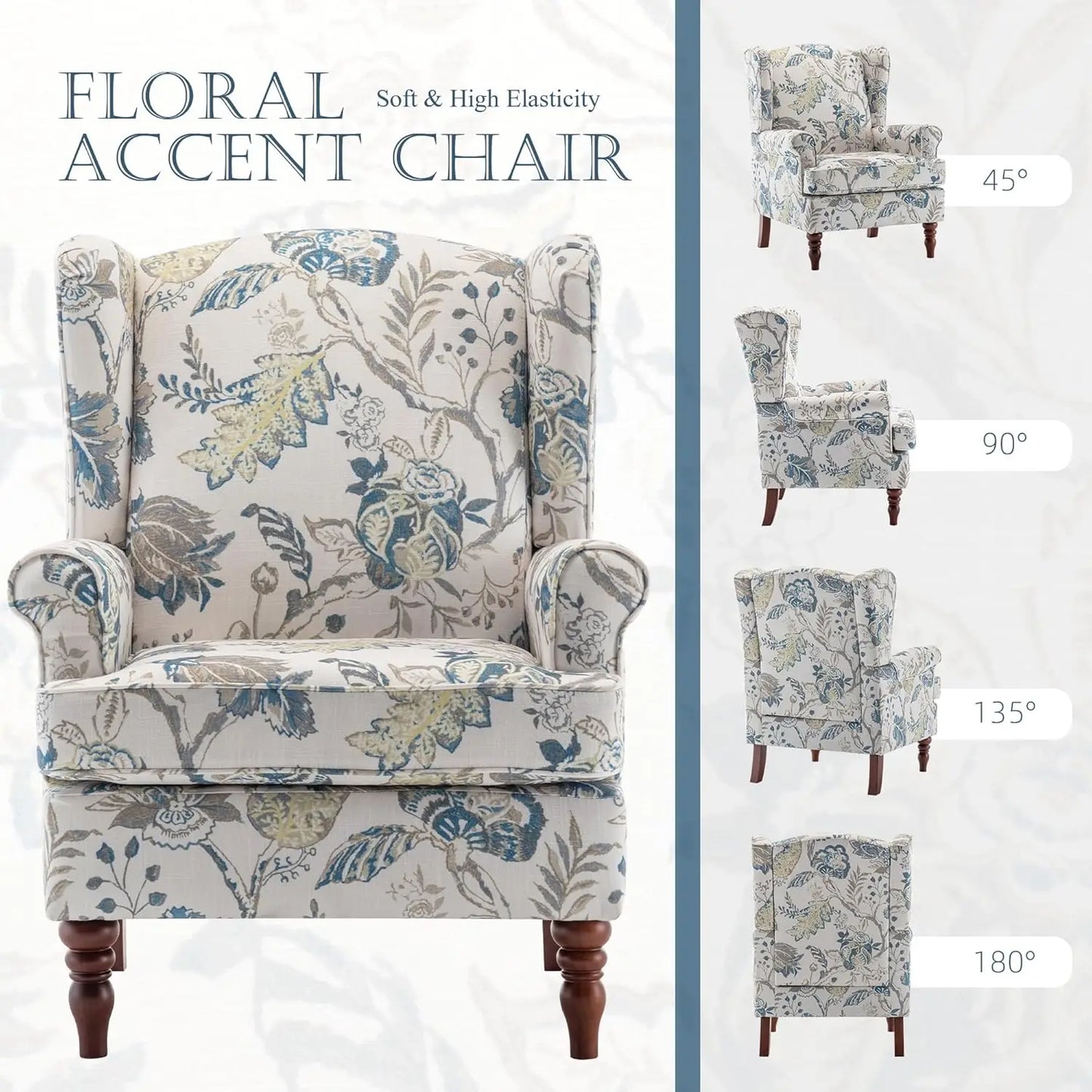 Floral Accent Chair