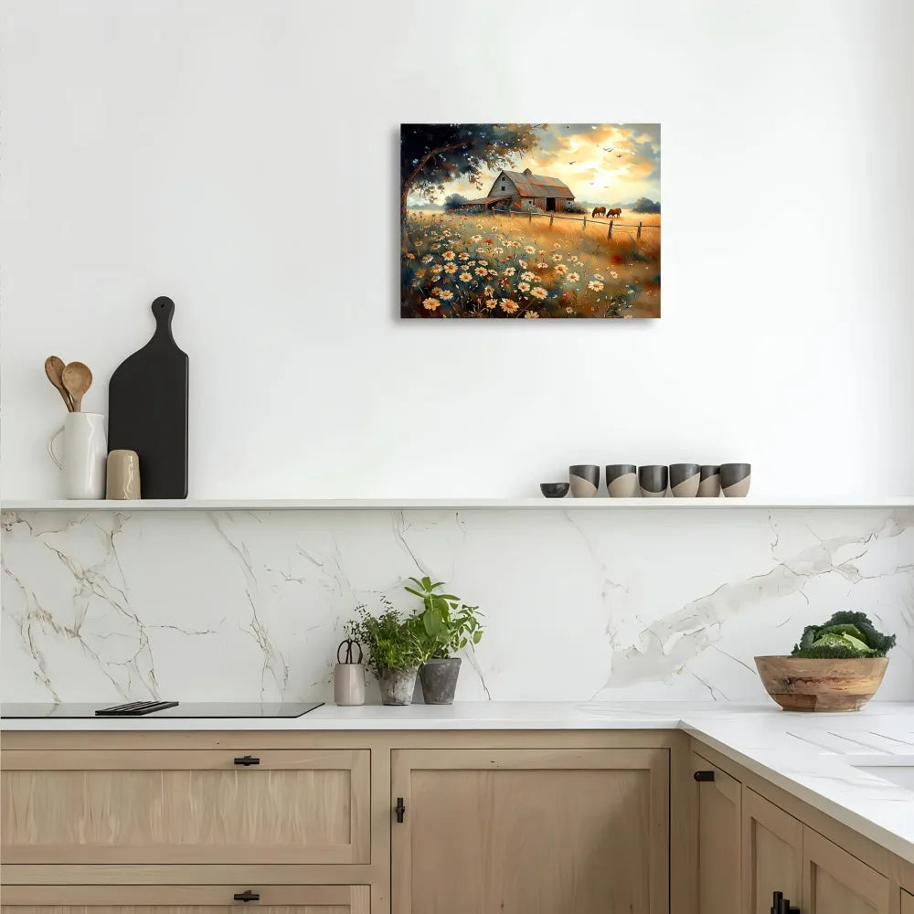 Quiet Farmhouse Landscape