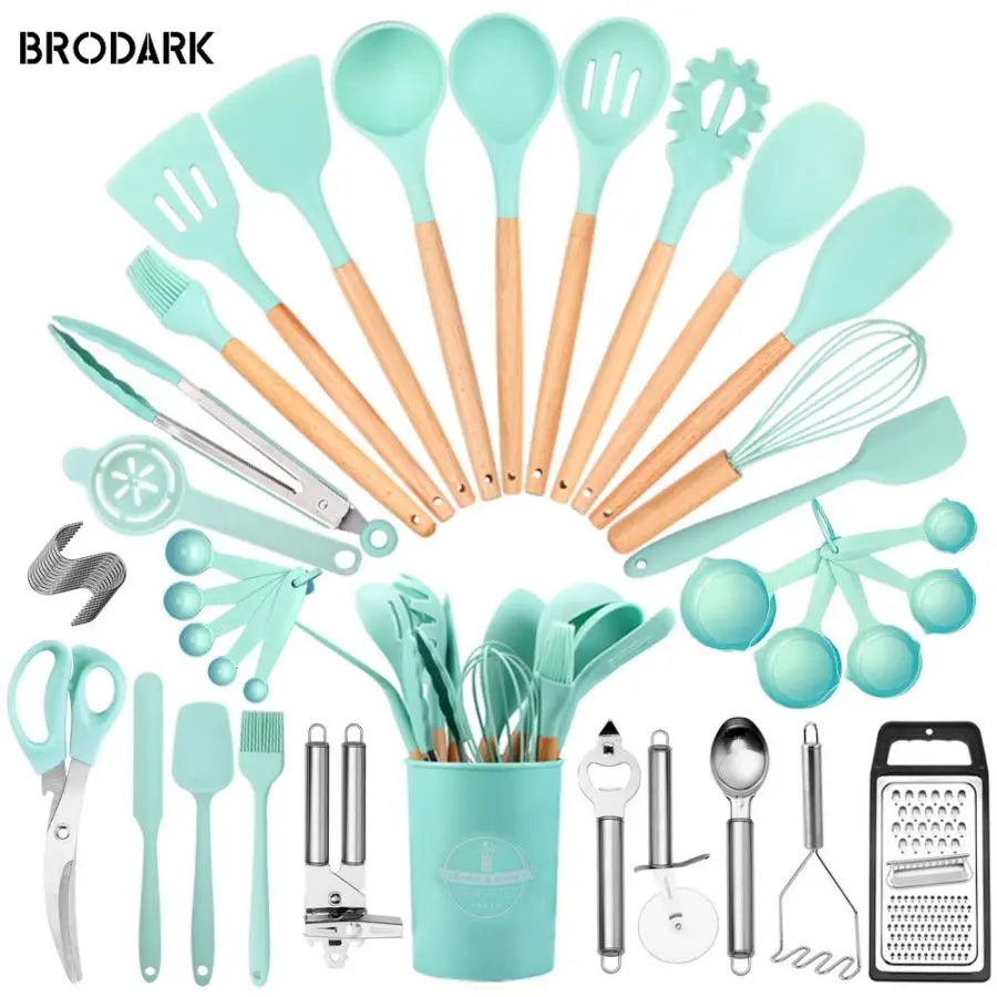44pcs Premium Silicone Kitchen Utensil Set