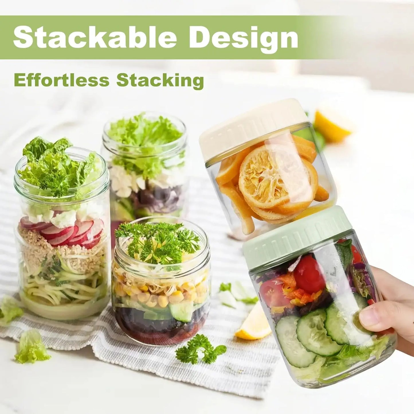 16oz Glass Jars with Lids